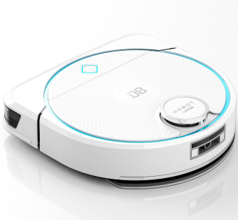 Пылесос-робот Hobot Legee D8 белый/бирюзовый - купить недорого с доставкой в интернет-магазине