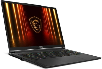 Ноутбук MSI Stealth 16 AI A2HWGG-085XRU Core Ultra 7 255H 32Gb SSD1Tb NVIDIA GeForce RTX 5070 8Gb 16" OLED QHD+ (2560x1600) FreeDOS black WiFi BT Cam (9S7-15F535-085) - купить недорого с доставкой в интернет-магазине
