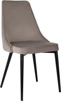 Стул для дома Бюрократ CH-K4_2 комплект 2шт т.бежевый Holland 61 металл черный на ножках (CH-K4_1/HL61_2) - купить недорого с доставкой в интернет-магазине