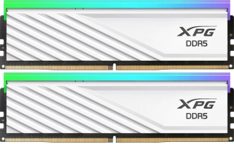 Память DDR5 2x16GB 6000MHz A-Data AX5U6000C3416G-DTLABRWH XPG Lancer RGB RTL PC5-48000 CL34 DIMM 288-pin 1.35В kit dual rank с радиатором Ret - купить недорого с доставкой в интернет-магазине