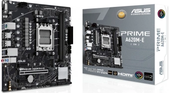 Материнская плата Asus PRIME A620M-E-CSM SocketAM5 AMD A620 2xDDR5 mATX AC`97 8ch(7.1) GbLAN RAID+VGA+HDMI+DP - купить недорого с доставкой в интернет-магазине