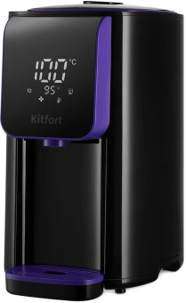 Термопот Kitfort КТ-2517 4.8л. 1450Вт черный/фиолетовый - купить недорого с доставкой в интернет-магазине