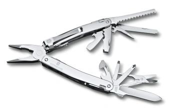 Мультитул Victorinox SwissTool Spirit MX Clip (3.0224.MKB1) 105мм 24функц. серебристый блистер - купить недорого с доставкой в интернет-магазине