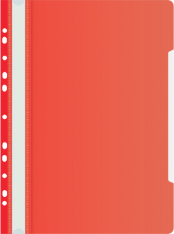 Папка-скоросшиватель Бюрократ PS-P20RED A4 прозрач.верх.лист боков.перф. пластик красный 0.12/0.16 - купить недорого с доставкой в интернет-магазине