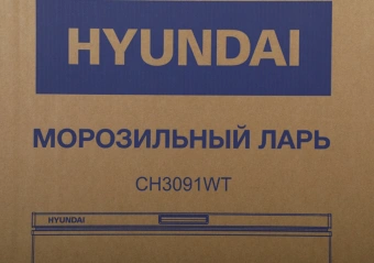 Морозильный ларь Hyundai CH3091WT белый - купить недорого с доставкой в интернет-магазине