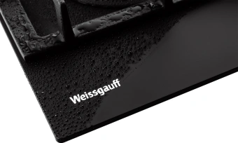 Газовая варочная поверхность Weissgauff HGG 641 BV Nano черный - купить недорого с доставкой в интернет-магазине