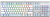 Клавиатура A4Tech Fstyler FS100 Neon механическая синий/белый USB for gamer LED (FS100) - купить недорого с доставкой в интернет-магазине