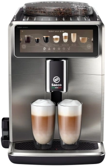 Кофемашина Saeco SM8885/00 1500Вт серебристый - купить недорого с доставкой в интернет-магазине