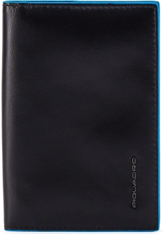Обложка для паспорта Piquadro Blue Square PP5255B2/N черный натур.кожа - купить недорого с доставкой в интернет-магазине
