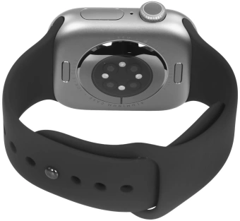 Смарт-часы Apple Watch Series 11 A3333 46мм OLED корп.серый космос Sport Band рем.черный разм.брасл.:S/M (MEV04LW/A) - купить недорого с доставкой в интернет-магазине