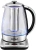 Чайник электрический Kitfort КТ-6711 1.7л. 2200Вт серебристый/черный корпус: пластик/стекло - купить недорого с доставкой в интернет-магазине