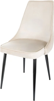 Стул для дома Бюрократ CH-K4 бежевый Holland 06 металл черный на ножках (CH-K4_1/HL07) - купить недорого с доставкой в интернет-магазине