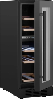 Винный шкаф Weissgauff WWCI-16 DB DualZone 1-нокамерн. черный глянц. (438723) - купить недорого с доставкой в интернет-магазине