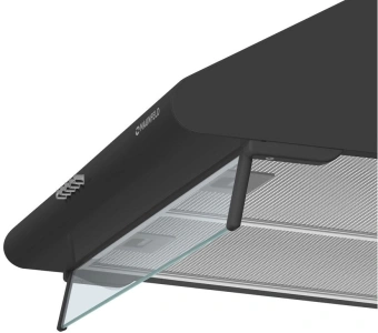 Вытяжка козырьковая Maunfeld MP-1 60 черный управление: кнопочное (1 мотор) - купить недорого с доставкой в интернет-магазине