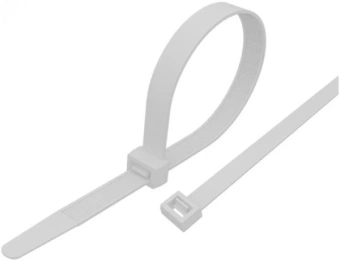 Стяжка пластиковая Rexant 87-1301 300x4.8мм (упак:100шт) нейлон внешний (-60/+85) белый - купить недорого с доставкой в интернет-магазине