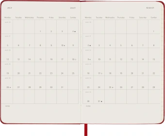Ежедневник Moleskine CLASSIC Pocket 90x140мм 400стр. красный - купить недорого с доставкой в интернет-магазине