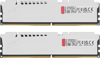 Память DDR5 2x16GB 6000MHz Kingston KF560C36BWE2K2-32 Fury Beast White Expo RTL Gaming PC5-48000 CL36 DIMM 288-pin 1.35В kit single rank с радиатором Ret - купить недорого с доставкой в интернет-магазине