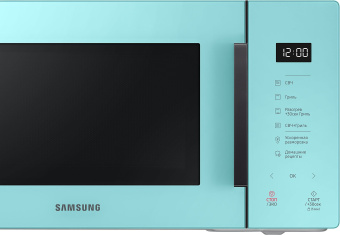 Микроволновая Печь Samsung MG23T5018AN/BW 23л. 800Вт мятный/черный - купить недорого с доставкой в интернет-магазине
