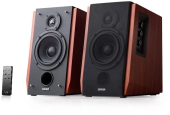 Колонки Edifier R1700BT 2.0 коричневый 66Вт BT - купить недорого с доставкой в интернет-магазине