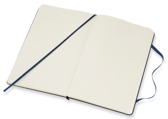 Блокнот Moleskine CLASSIC QP066B20 Large 130х210мм 240стр. пунктир твердая обложка синий сапфир - купить недорого с доставкой в интернет-магазине