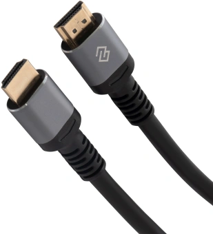 Кабель аудио-видео Digma D-HDMI-V2.0-2M HDMI (m)/HDMI (m) 2м. позолоч.конт. черный - купить недорого с доставкой в интернет-магазине