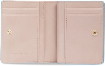 Кошелек женский Piquadro Blue Square PD6660B2R/RO2 пудровый натур.кожа - купить недорого с доставкой в интернет-магазине