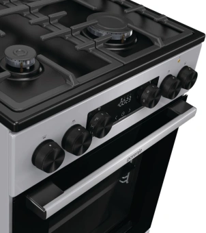 Плита Комбинированная Gorenje GK5C41SF серый (стеклянная крышка) реш.чугун - купить недорого с доставкой в интернет-магазине