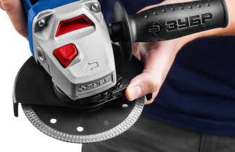 Углошлифовальная машина Зубр УШМ-П125-1500 ПСТ 1500Вт 9500об/мин рез.шпин.:M14 d=125мм - купить недорого с доставкой в интернет-магазине