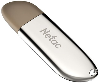 Флеш Диск Netac 128Gb U352 NT03U352N-128G-30PN USB3.0 серебристый - купить недорого с доставкой в интернет-магазине