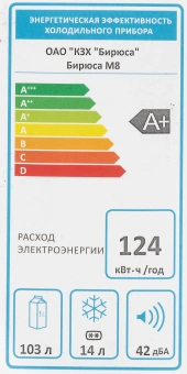 Холодильник Бирюса Б-M8 1-нокамерн. серый металлик мат. - купить недорого с доставкой в интернет-магазине