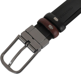 Ремень мужской Piquadro Black Square CU4877B3/TMN темно-коричневый/черный натур.кожа - купить недорого с доставкой в интернет-магазине