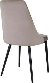 Стул для дома Бюрократ CH-K4_2 комплект 2шт т.бежевый Holland 61 металл черный на ножках (CH-K4_1/HL61_2) - купить недорого с доставкой в интернет-магазине