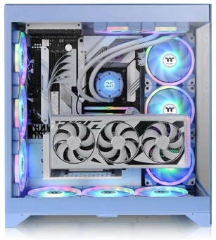 Корпус Thermaltake CTE E660MX Hydrangea голубой без БП E-ATX 13x120mm 11x140mm 2xUSB3.0 audio bott PSU - купить недорого с доставкой в интернет-магазине