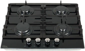 Газовая варочная поверхность Oasis P-GEB черный - купить недорого с доставкой в интернет-магазине