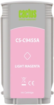 Картридж струйный Cactus CS-C9455A №70 св.пурп.пигм. (130мл) для HP DJ Z3100 с чипом - купить недорого с доставкой в интернет-магазине