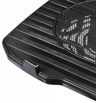 Подставка для ноутбука Buro BU-LCP156-B114 15.6" 357x265x33мм 1xUSB 1x 140ммFAN 345г металлическая сетка/пластик черный - купить недорого с доставкой в интернет-магазине