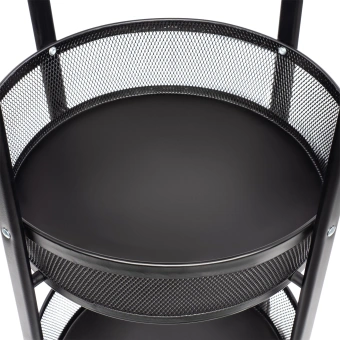 Этажерка Domfy DHC-FC30862 34.2x34.2x83.6см d=34.2см черный - купить недорого с доставкой в интернет-магазине