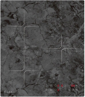 Индукционная варочная поверхность Lex EVI 430 F DS серый - купить недорого с доставкой в интернет-магазине