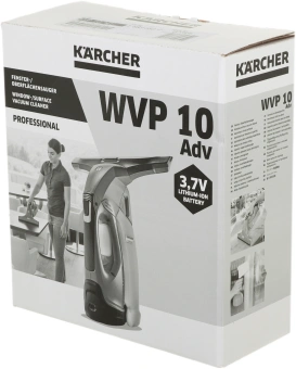 Мойщик окон Karcher Professional WVP 10 шир.скреб.:280мм пит.:от аккум. серый/желтый - купить недорого с доставкой в интернет-магазине