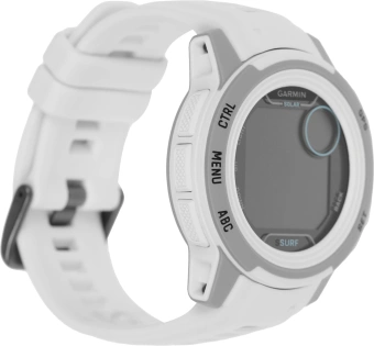 Смарт-часы Garmin Instinct 2s Solar 40мм 1.2" AMOLED корп.черный/белый рем.белый (010-02564-03) - купить недорого с доставкой в интернет-магазине