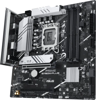 Материнская плата Asus PRIME B760M-PLUS Soc-1700 Intel B760 4xDDR5 mATX AC`97 8ch(7.1) 2.5Gg RAID+HDMI+DP - купить недорого с доставкой в интернет-магазине