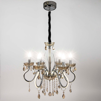 Люстра Hiper Jennie H824-6 подвес. хром - купить недорого с доставкой в интернет-магазине