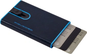 Набор подарочный мужской Piquadro Blue Square CUBOX15B2R/BLU2 ремень/чехол для кредитных карт 125х3.5см синий натур.кожа - купить недорого с доставкой в интернет-магазине