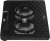 Подставка для ноутбука Digma D-NCP170-2x110 18" 400x288x45мм 52дБ 2xUSB 2x 110ммFAN 1100г Fan-control металл/пластик черный - купить недорого с доставкой в интернет-магазине