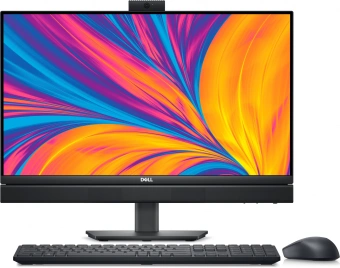 Моноблок Dell Optiplex 7420 23.8" Full HD i5 14500T (1.7) 16Gb SSD512Gb UHDG 770 CR Linux Ubuntu GbitEth WiFi BT 130W клавиатура мышь Cam черный 1920x1080 - купить недорого с доставкой в интернет-магазине