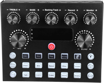 Микрофон проводной Оклик SM-600G 2.5м черный - купить недорого с доставкой в интернет-магазине