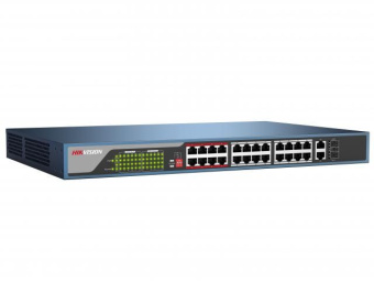 Коммутатор Hikvision DS-3E0326P-E(C) 370W неуправляемый - купить недорого с доставкой в интернет-магазине
