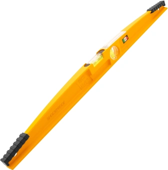 Уровень Denzel 34935 пузырьковый 2глаз. литой желтый - купить недорого с доставкой в интернет-магазине