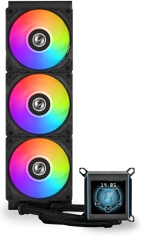 Система водяного охлаждения Lian-Li Galahad II LCD 360 ARGB Soc-AM5/AM4/1200/1700/1851 черный 79.9-30dB Al+Cu LCD Ret (G89.GA2ALCD36B.00) - купить недорого с доставкой в интернет-магазине
