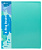 Папка панорама на 4-х кольцах Бюрократ Pastel PAST0740/4RGRN A4 пластик 0.7мм кор.40мм торц.карм с бум. встав мятный